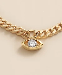 Loni Paul Crystal Evil Eye Necklace
