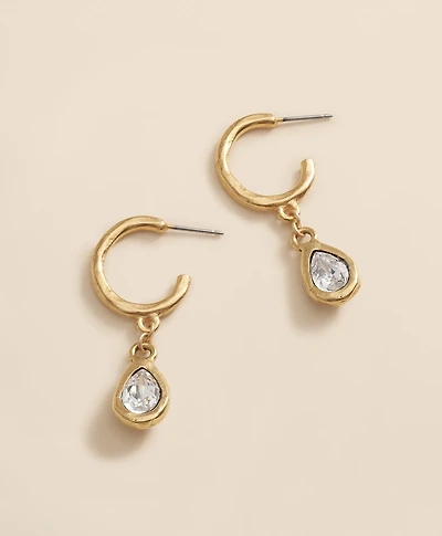 Loni Paul Crystal Teardrop Earrings