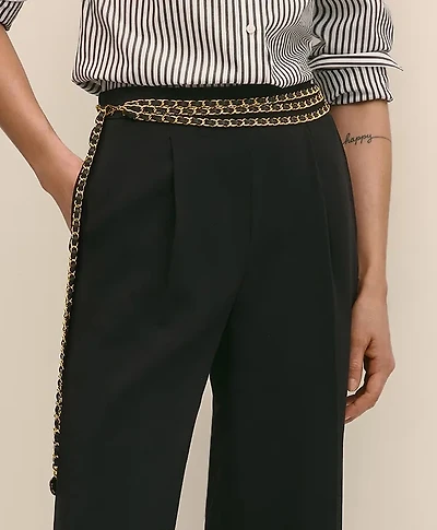 B-Low the Belt Mini-Chain Leather Belt