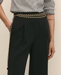 B-Low the Belt Mini-Chain Leather Belt