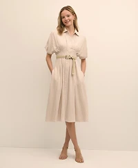B-Low the Belt Linen Braided