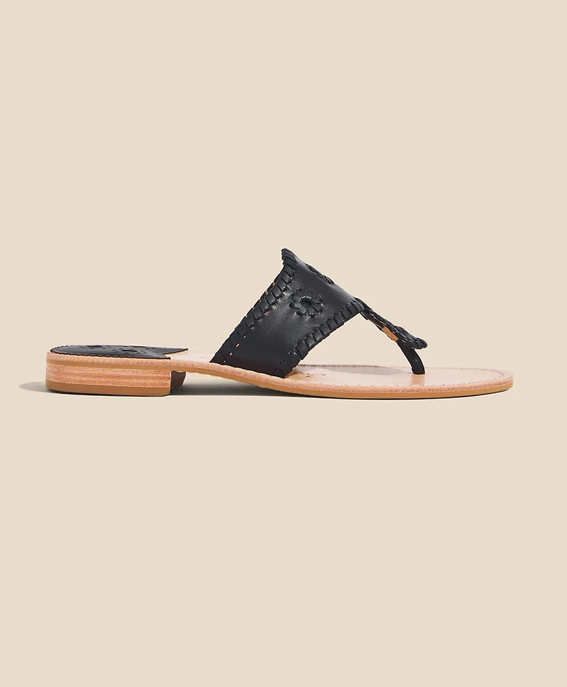 Jack Rogers Flat Leather Sandals