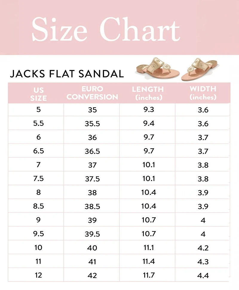 Jack Rogers Flat Leather Sandals