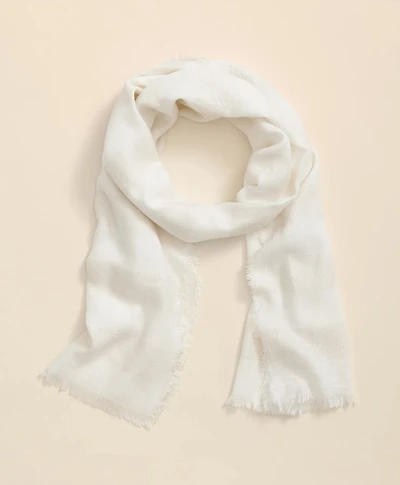 Viscose-Modal-Cotton Blend Shimmer Stripe Scarf