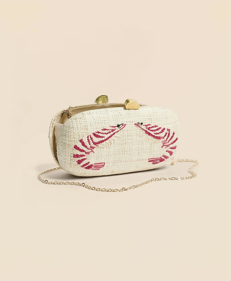 Pamela Munson Shrimp Cocktail Clutch