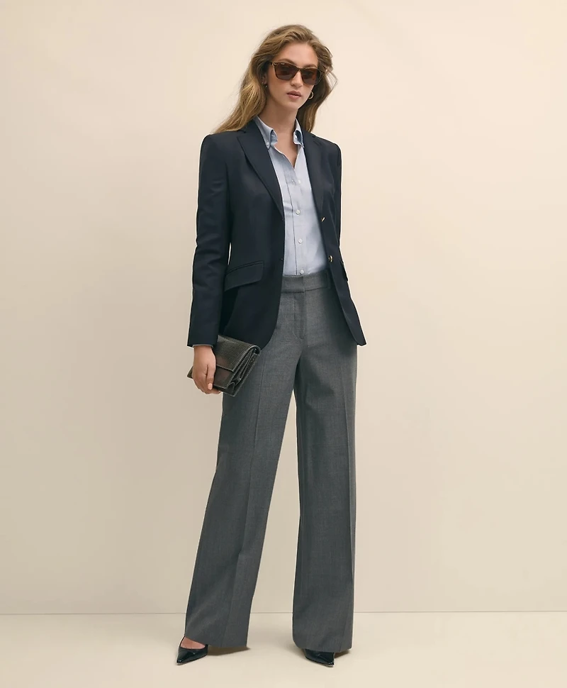Wool Two-Button Blazer