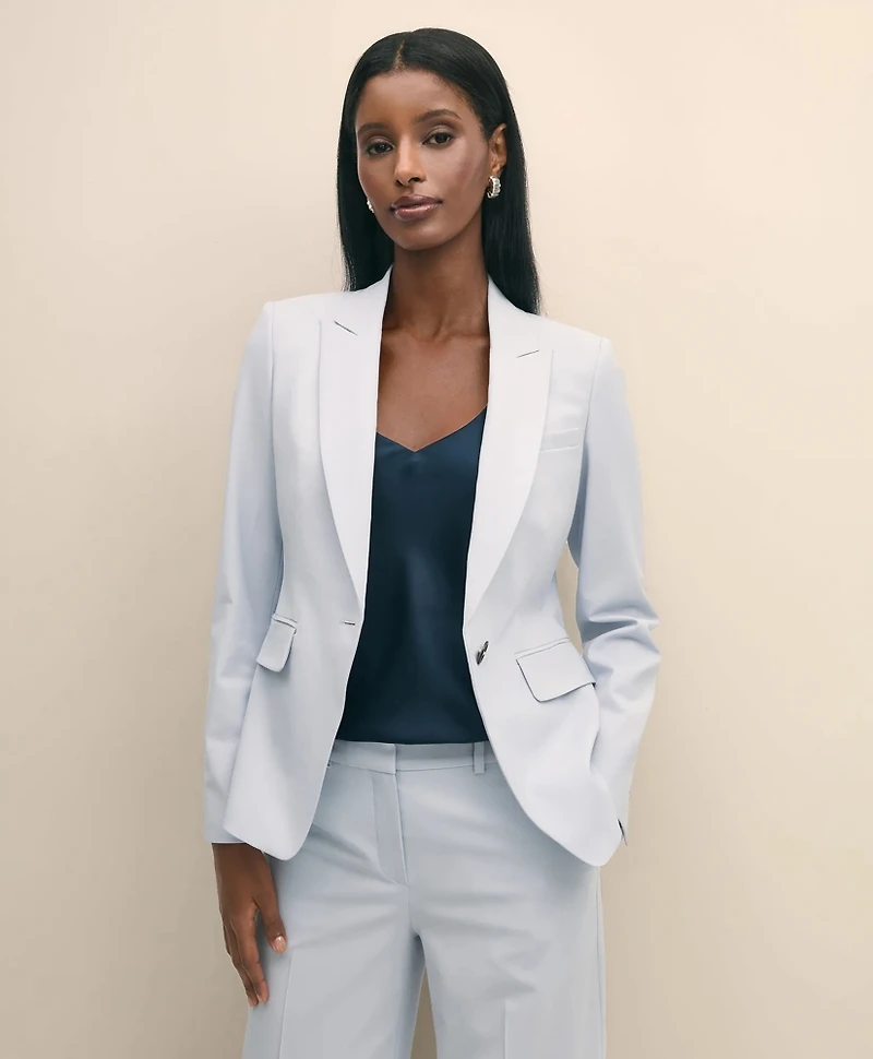The Essentials Wool Peak Lapel Jacket