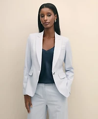 The Essentials Wool Peak Lapel Jacket