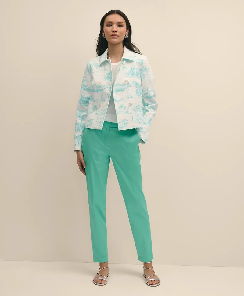 Cotton Dobby Bermuda Toile Jacket