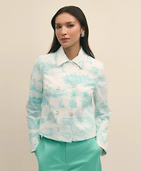 Cotton Dobby Bermuda Toile Jacket