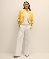 Fine Twill Peak Lapel Jacket