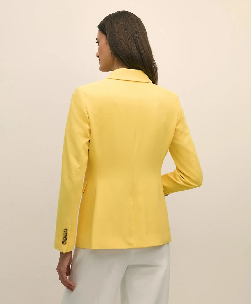 Fine Twill Peak Lapel Jacket