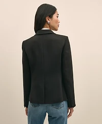 Wool-Blend Horsebit Detail  Jacket