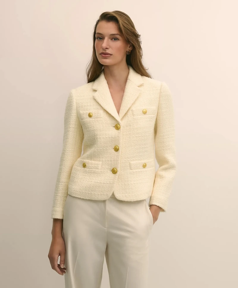 Boucle Notch-Lapel Jacket