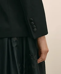 Crepe Shawl-Collar Dinner Jacket