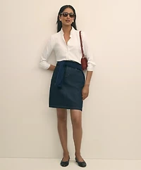 Denim Straight Skirt