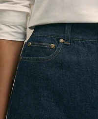 Denim Straight Skirt