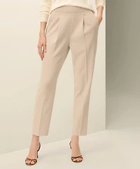 Easy Fit, Elastic Back Fine Twill Stretch Crepe Pants