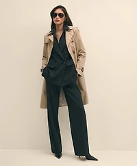 The Essentials Wide-Leg Trousers Wool Blend