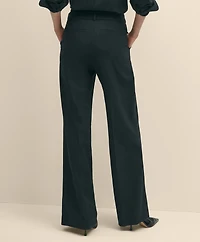 The Essentials Wide-Leg Trousers Wool Blend