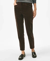 Slim Pants Velvet Cotton Blend