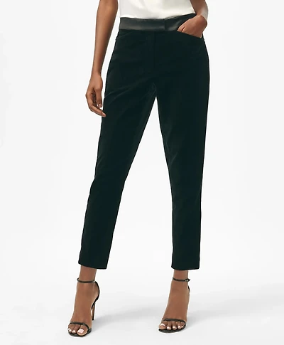 Slim Tuxedo Pants Velvet