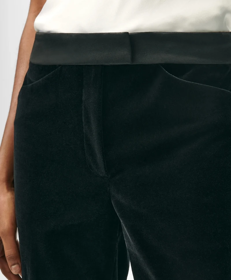 Slim Tuxedo Pants Velvet