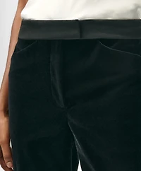 Slim Tuxedo Pants Velvet