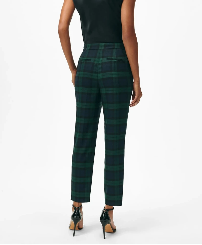 Slim Dress Pants Black Watch Twill