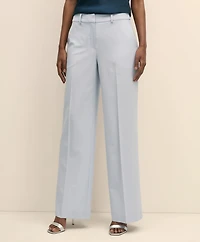 The Essentials Wool Wide Leg Trouser