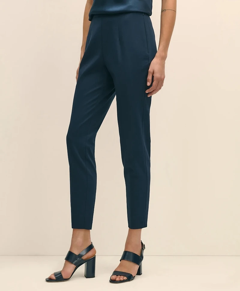 Slim Fit Side-Zip Pant Cotton Faille