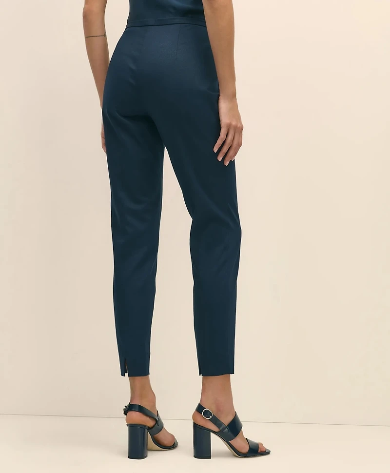 Slim Fit Side-Zip Pant Cotton Faille