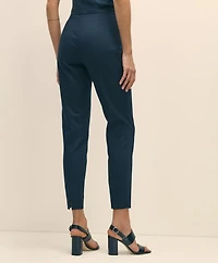 Slim Fit Side-Zip Pant Cotton Faille