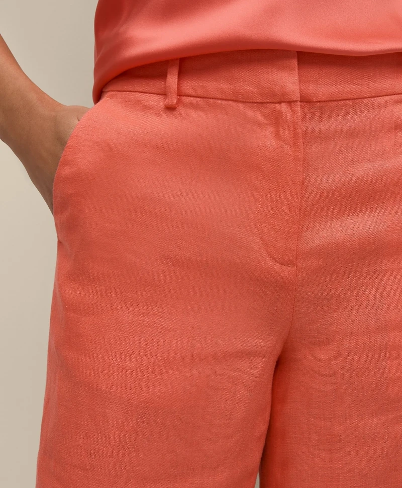Linen Wide Leg Trousers