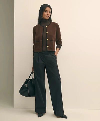 Relaxed Twill Cargo Pants