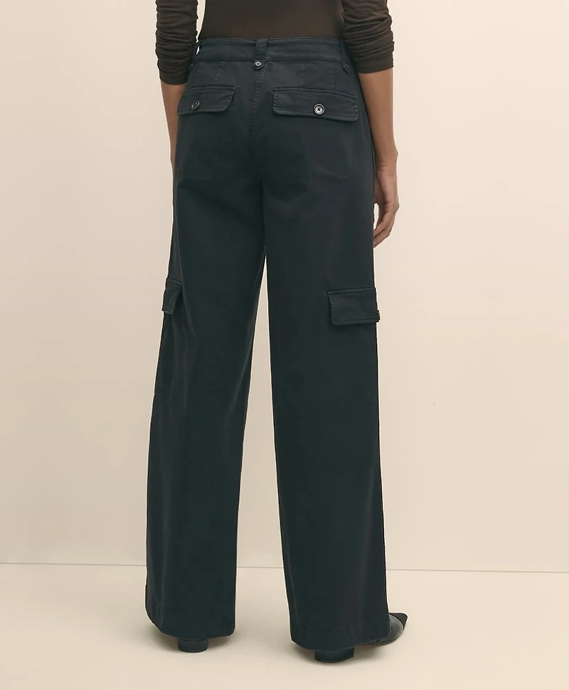 Relaxed Twill Cargo Pants