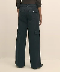 Relaxed Twill Cargo Pants