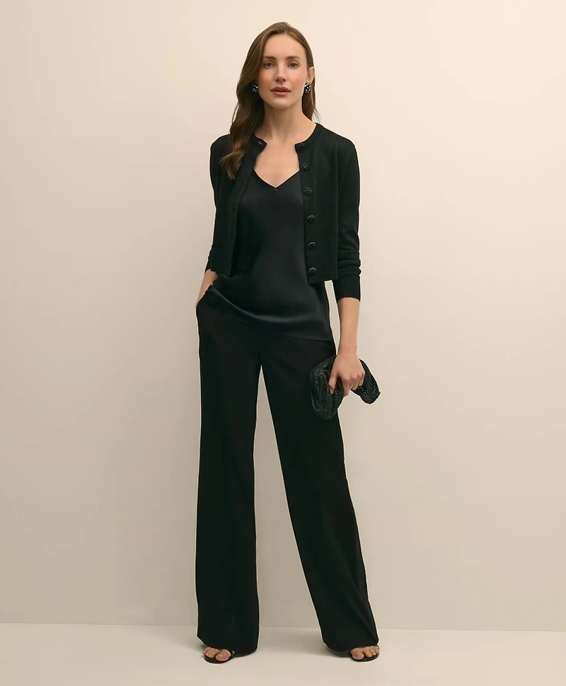 Crepe Tuxedo Pants