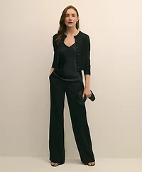 Crepe Tuxedo Pants