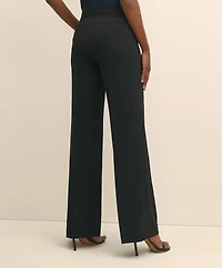 Crepe Wide-Leg Pants