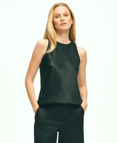 Cutaway Blouse Stretch Silk