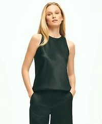 Cutaway Blouse Stretch Silk