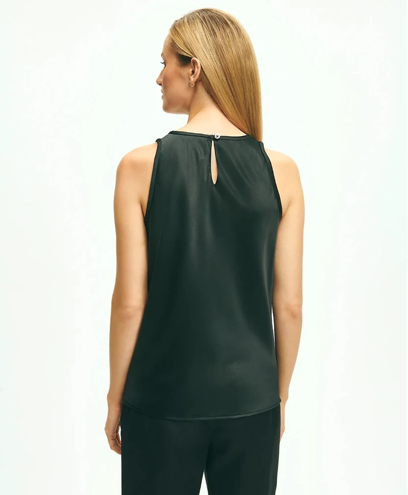 Cutaway Blouse Stretch Silk
