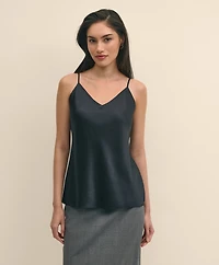 V-Neck Camisole Washable Silk Charmeuse