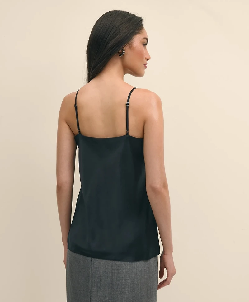 V-Neck Camisole Washable Silk Charmeuse