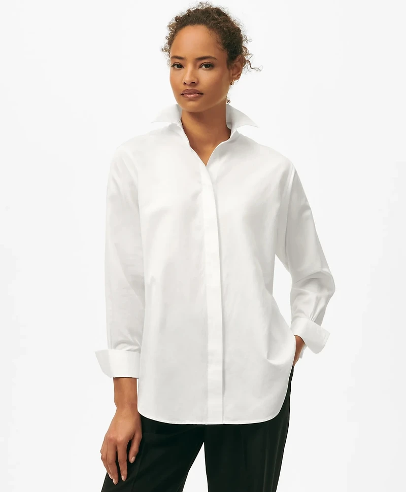 Relaxed Shirt Supima<sup>®</sup> Cotton Sateen