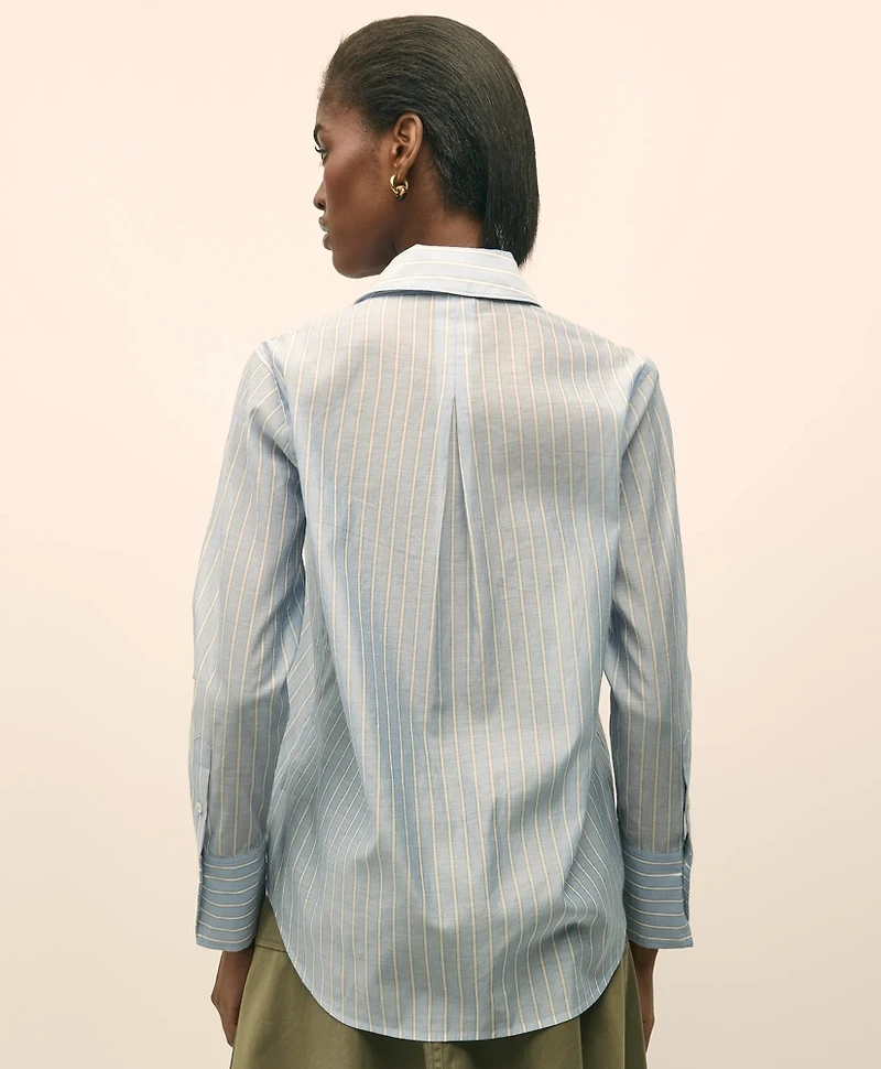 Classic Fit Cotton-Silk Shirt