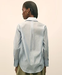 Classic Fit Cotton-Silk Shirt