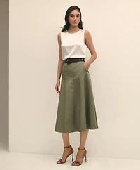 Sleeveless Shell Washable Silk