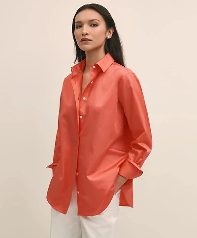 Relaxed Shirt Supima<sup>®</sup> Cotton Sateen